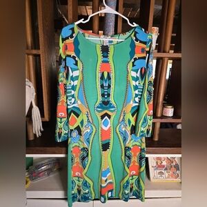 EROW XL Colorful Patterned Dress